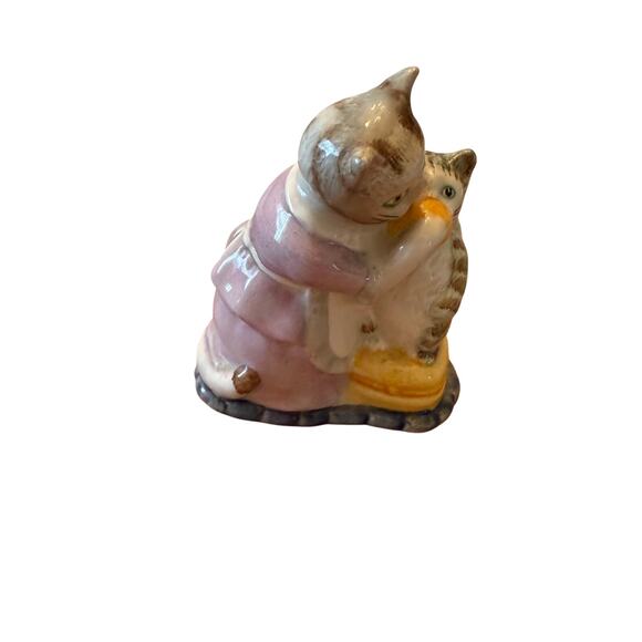 Beatrix Potter Tabitha Twitchert & Miss Moppet figurine F. Warne Co 1976 no. 7 - Picture 3 of 5